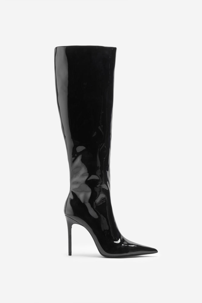 Stiletto booties black cheap