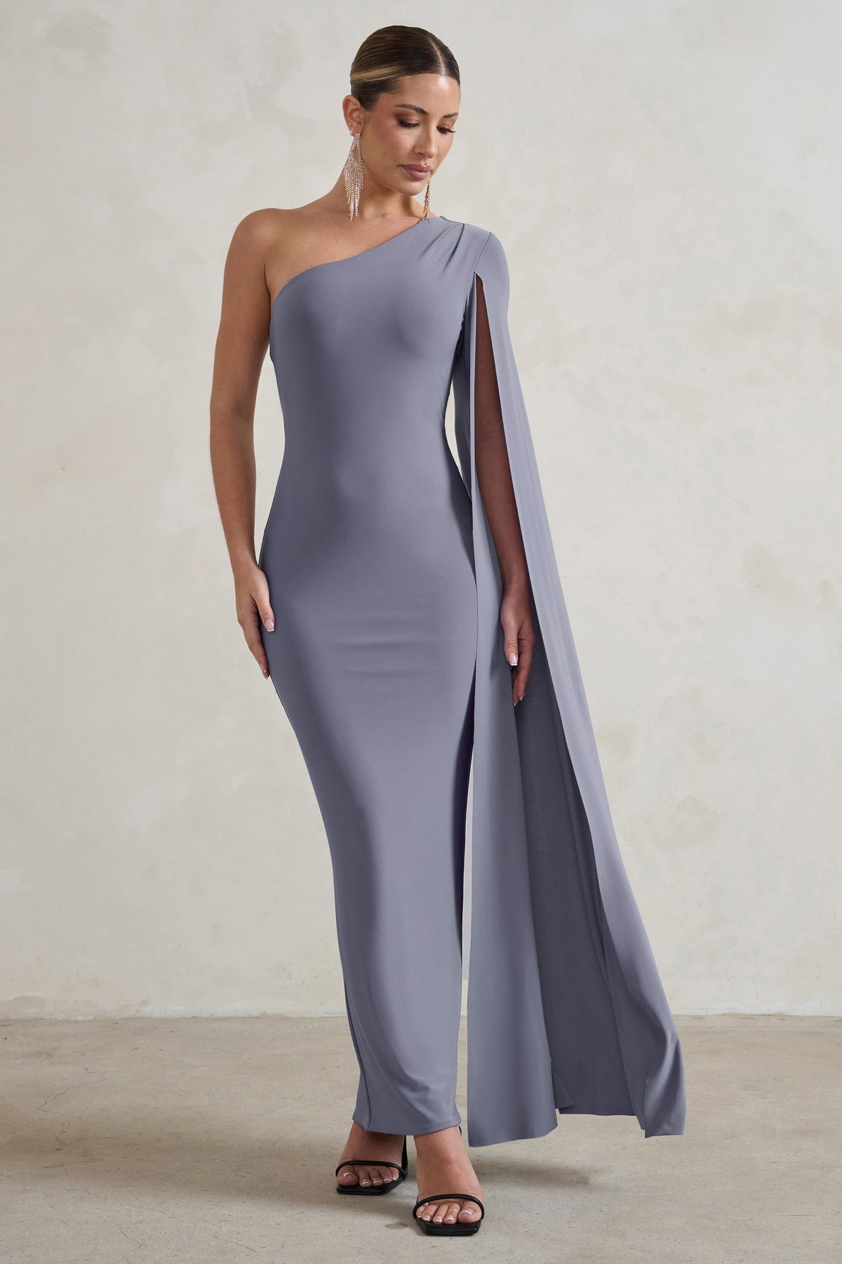 WB_CC_HR_CL128400-DominiqueGreyOneShoulderCapeSleeveBodyconMaxiDress0
