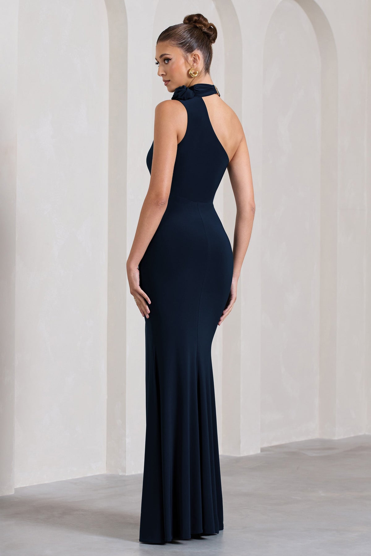 WB_CL130006015-InSuspenseNavyAsymmetricHalter-NeckSplitMaxiDressWithFlower5