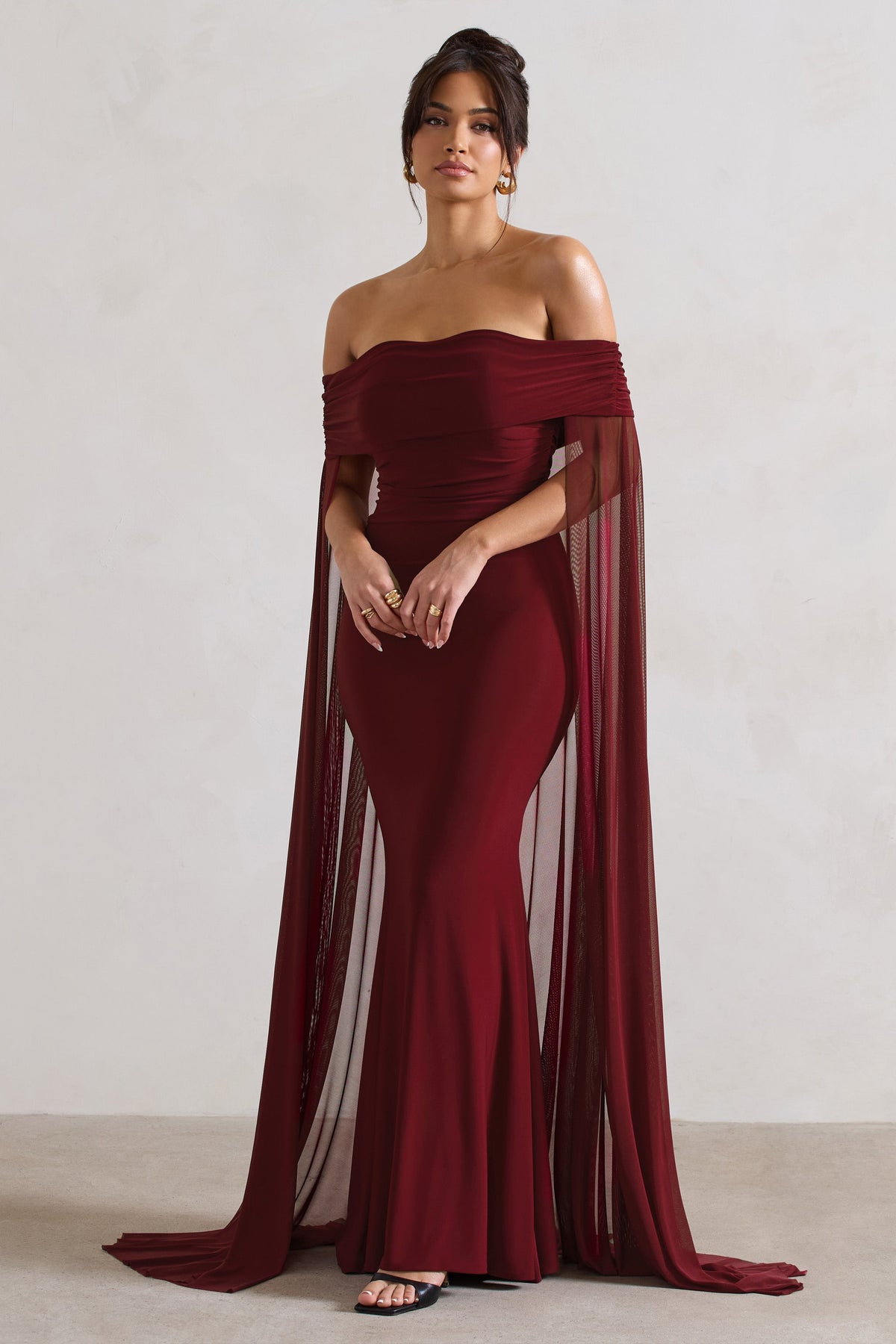 WB_CL131000037-CarlottaBerryBardotMaxiDressWithChiffonCape3