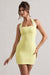Soul | Lemon Bodycon Halter-Neck Mini Dress