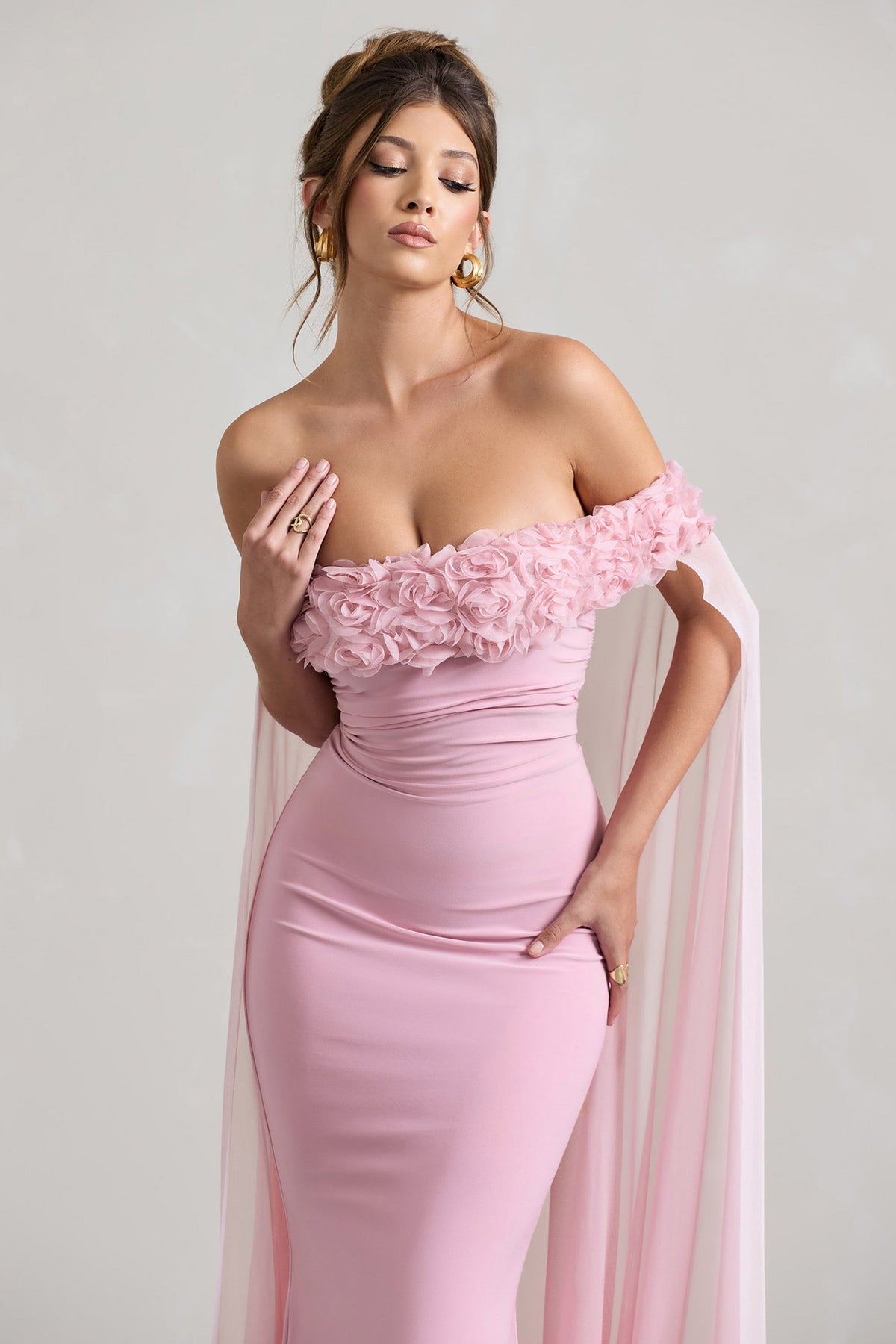 Club l bardot fishtail maxi dress online