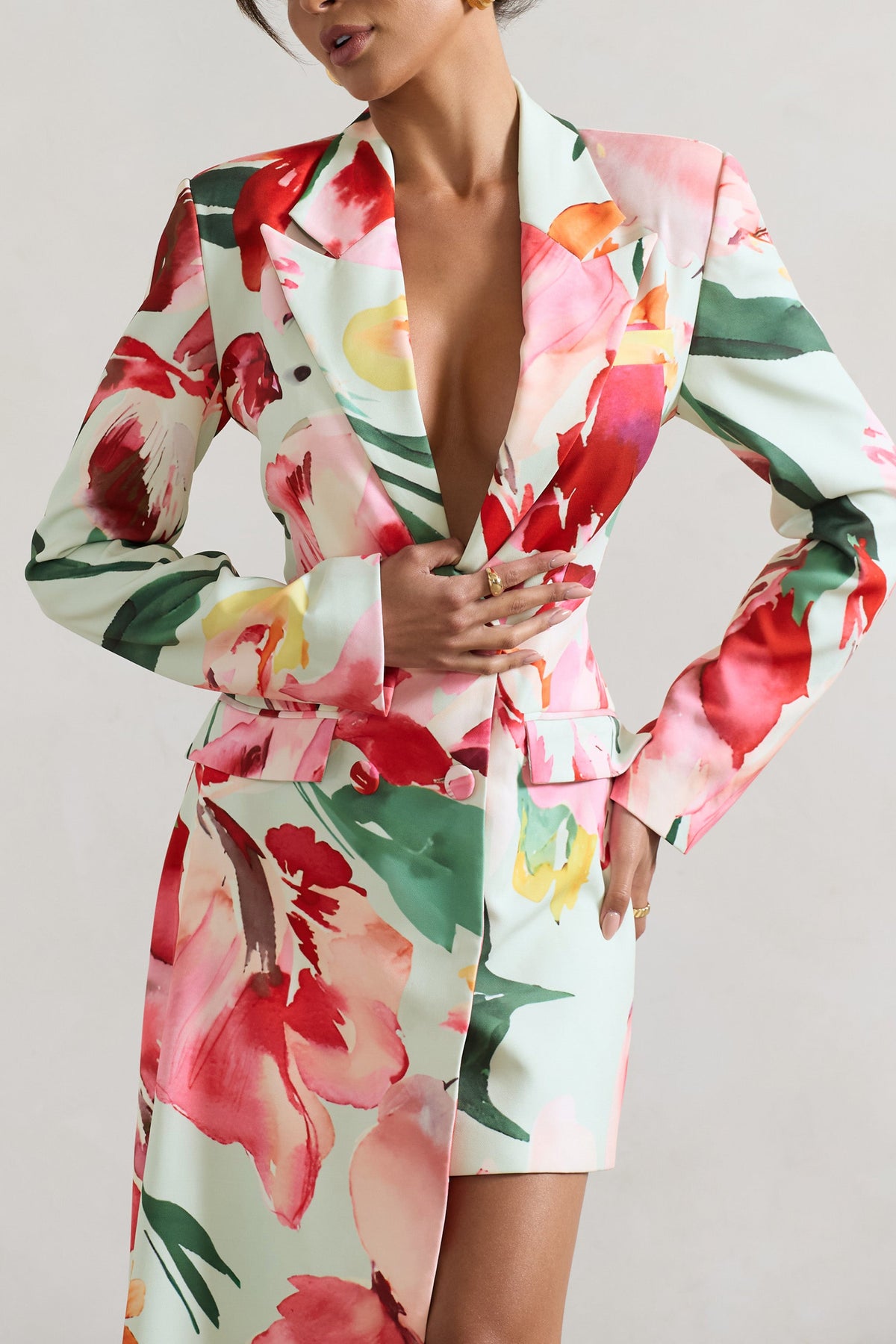 Asymmetric blazer dress hotsell