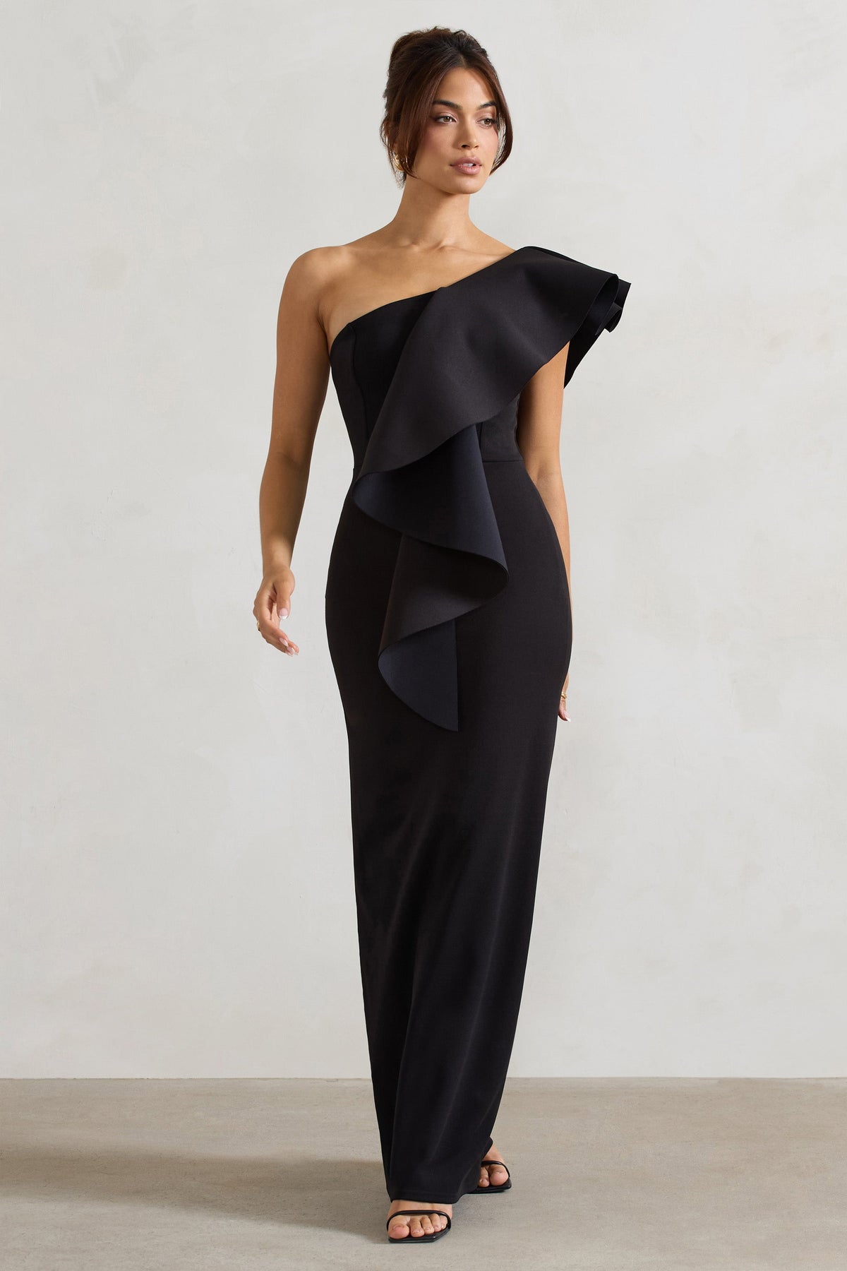 WB_HR_CL134867002-TimelessLoveBlackAsymmetricDrapedRuffleMaxiDress1
