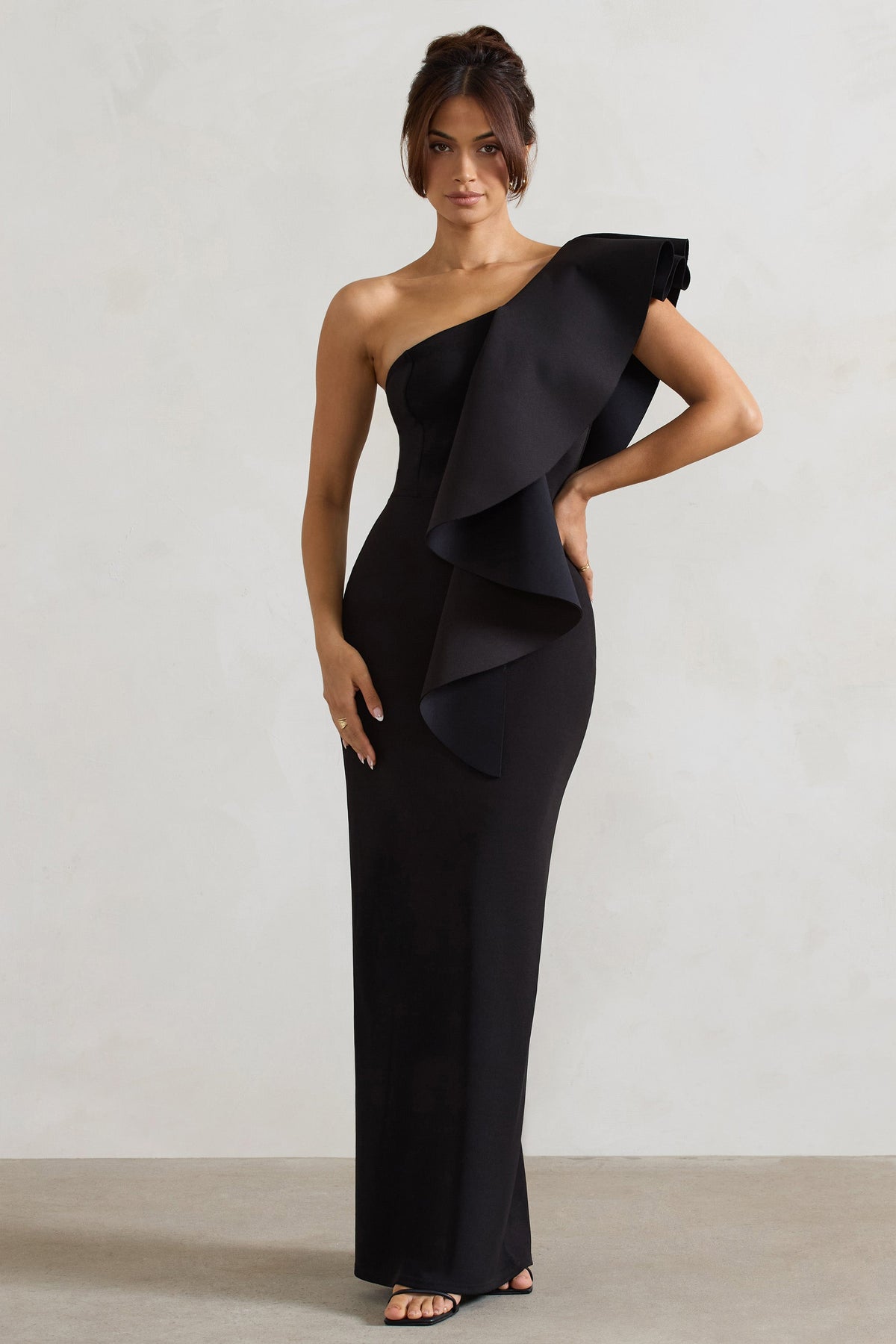 WB_HR_CL134867002-TimelessLoveBlackAsymmetricDrapedRuffleMaxiDress3